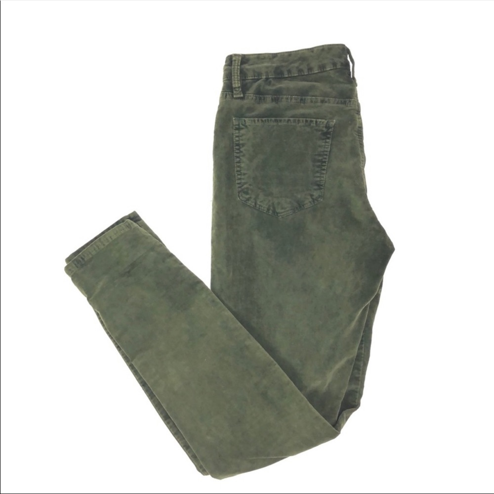 Lucky Brand dark Green Velvet pants size 28